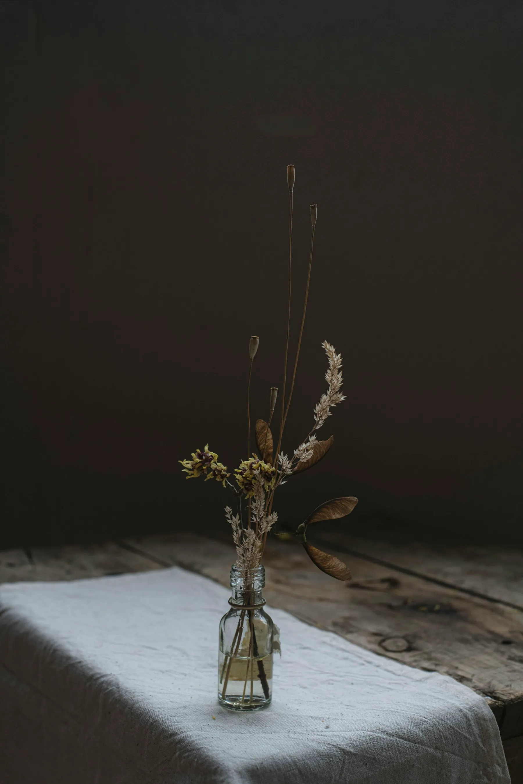 示範作品・暮色花籃